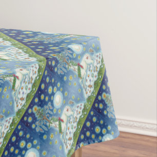 Ich glaube an das Weihnachtseinhorn TABLECLOTH Tischdecke