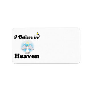 Ich glaube an den Himmel Adressaufkleber