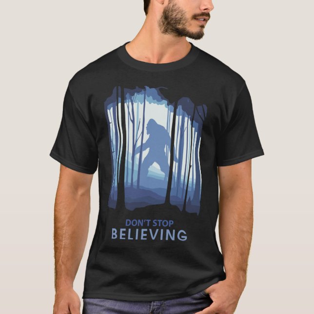 Ich glaube an den klassischen Bigfoot-T - Shirt (Vorderseite)