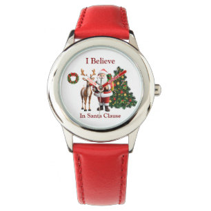 Ich glaube an den Weihnachtsmann Armbanduhr