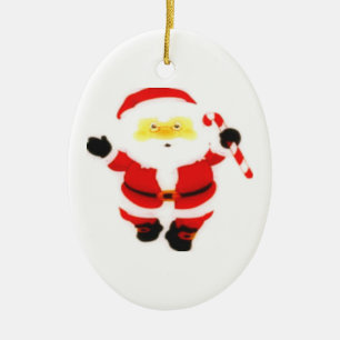 Ich glaube an den Weihnachtsmann Keramikornament