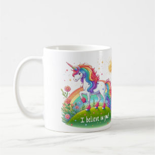 Ich glaube an dich Einhorn Kaffeetasse