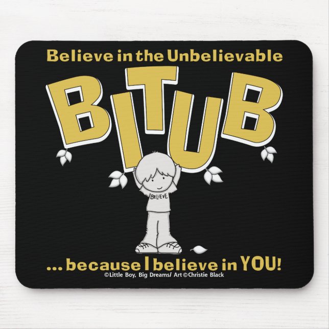 Ich glaube an DICH! Mousepad (Vorne)