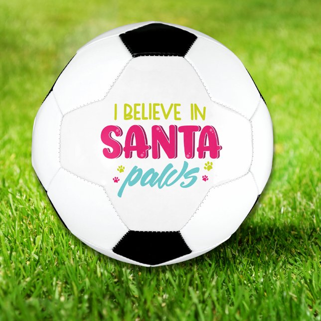 Ich glaube an die Hunde von Santa Paws | Weihnacht Fußball (Von Creator hochgeladen)