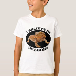 "Ich glaube an Drachen" mit Barted Dragon T-Shirt