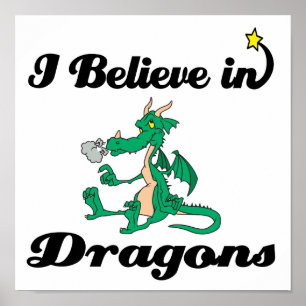 Ich glaube an Drachen Poster
