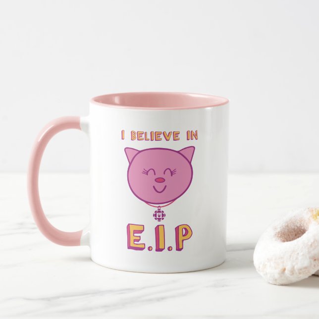Ich glaube an E.I.P Combo-Tasse Tasse (Mit Donut)
