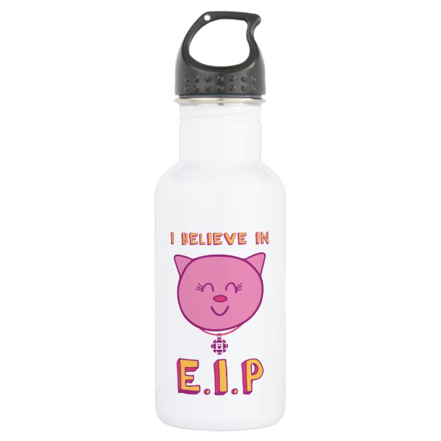 Ich glaube an E.I.P Wasserflasche (Vorderseite)