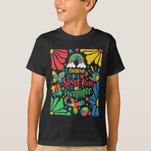 Ich glaube an ein Spektrum von Möglichkeiten Retro T-Shirt