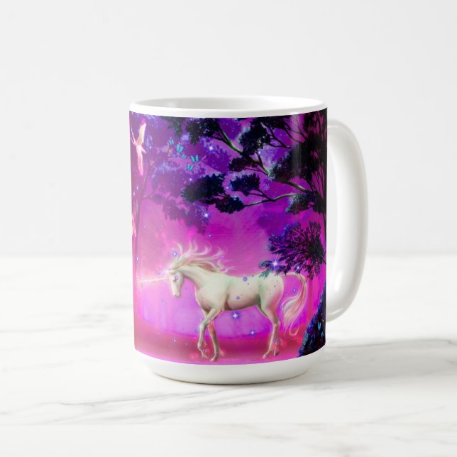 Ich glaube an Einhörner Kaffeetasse (VorderseiteRechts)