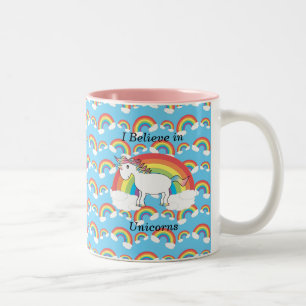 Ich glaube an Einhörner Zweifarbige Tasse