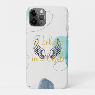 Ich glaube an Engel Abstrakt zurück Case-Mate iPhone Hülle