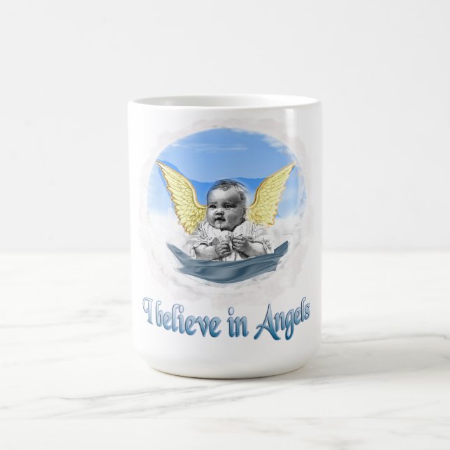 Ich glaube an Engel Kaffeetasse (Mittel)
