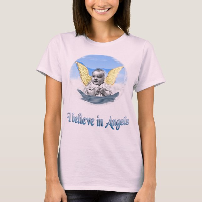 Ich glaube an Engel T-Shirt (Vorderseite)