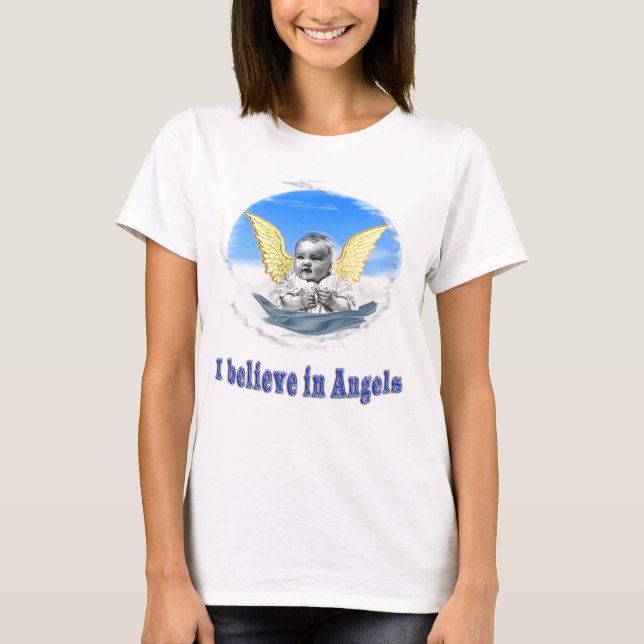 Ich glaube an Engel T-Shirt (Vorderseite)