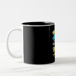 Ich glaube an Engel und Libellen Zweifarbige Tasse