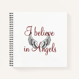 Ich glaube an Engel-Uni regiert Notizbuch