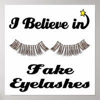 Ich glaube an Fake Wimpern