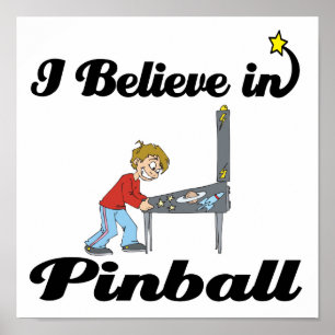 Ich glaube an Flipball Poster