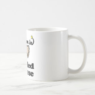 ich glaube an gegrillten Käse Kaffeetasse