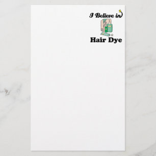 Ich glaube an Haarfärbemittel Briefpapier