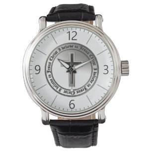 Ich glaube an Jesus Christus Armbanduhr
