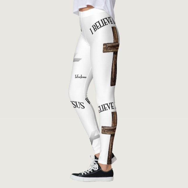 Ich glaube an Jesus mit Leggings (Links)