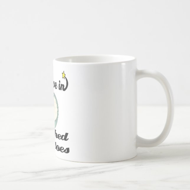 Ich glaube an Kartoffelpüree Kaffeetasse (Rechts)