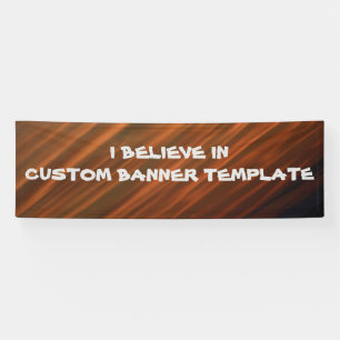 ICH GLAUBE AN KUNDENSPEZIFISCHE FAHNEN-SCHABLONE BANNER