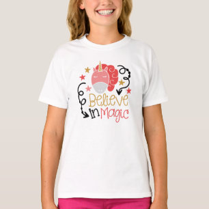 Ich glaube an Magie - Einhorngeschenk T-Shirt
