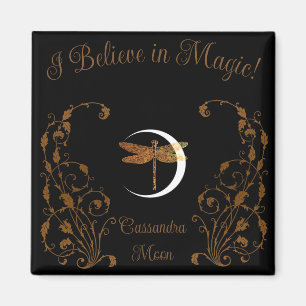 Ich glaube an Magie! Personalisiert Magnet
