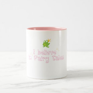 Ich glaube an Märchen Zweifarbige Tasse