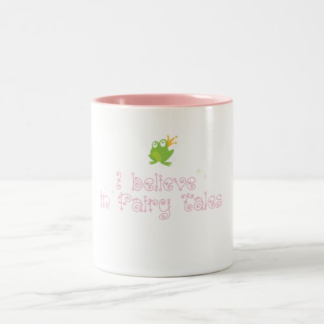 Ich glaube an Märchen Zweifarbige Tasse (Mittel)