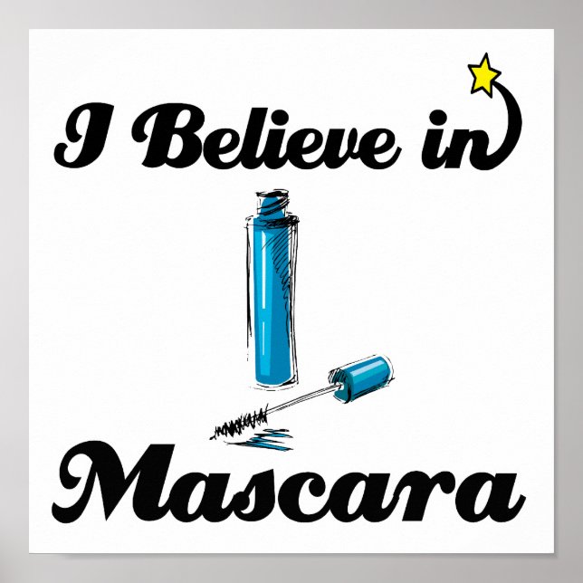 Ich glaube an Mascara Poster (Vorne)