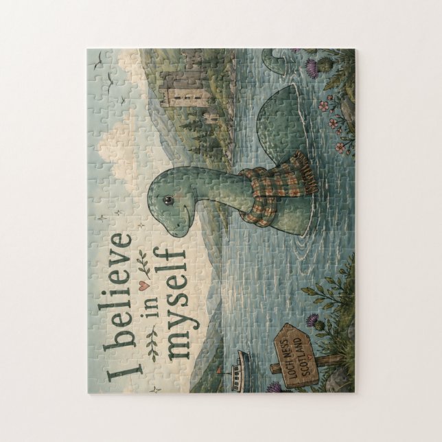 Ich glaube an mich selbst wunderliche Loch Ness Mo (Vertikal)