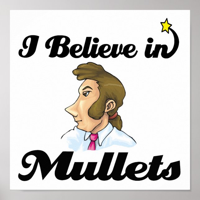 Ich glaube an Mullets Poster (Vorne)