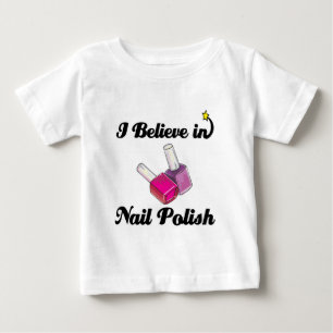 Ich glaube an Nagellack Baby T-shirt