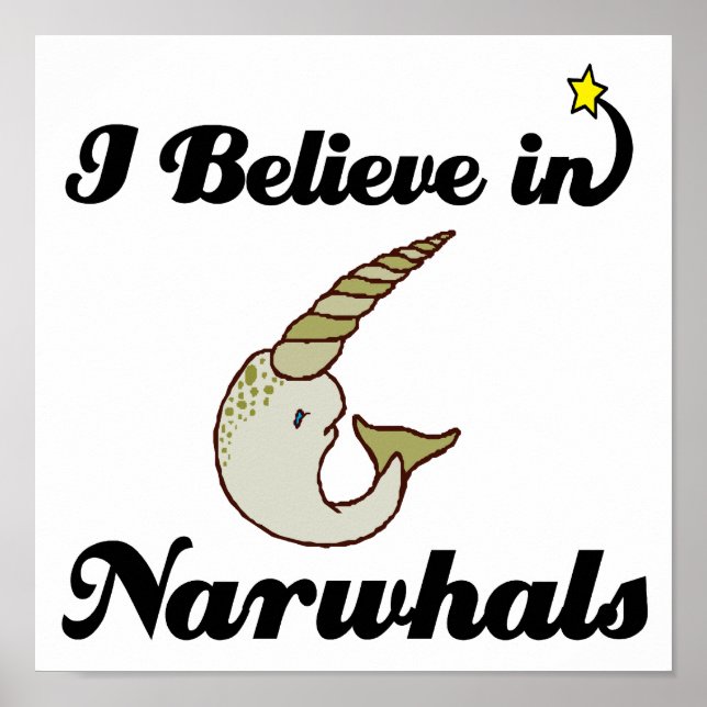 Ich glaube an Narwale Poster (Vorne)