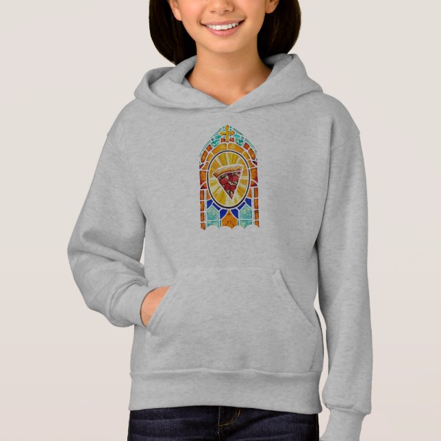 Ich glaube an Pizza Hoodie (Vorderseite)