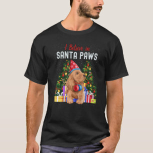 Ich glaube an Santa Paws  Süßer Cocker Spaniel Chr T-Shirt