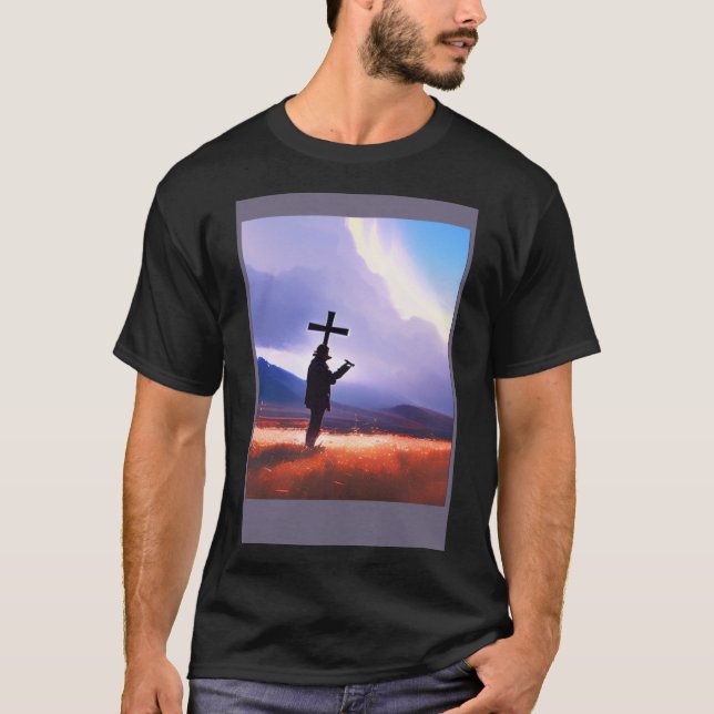 Ich glaube an seinen mächtigen Ruhm von Don Castil T-Shirt (Vorderseite)