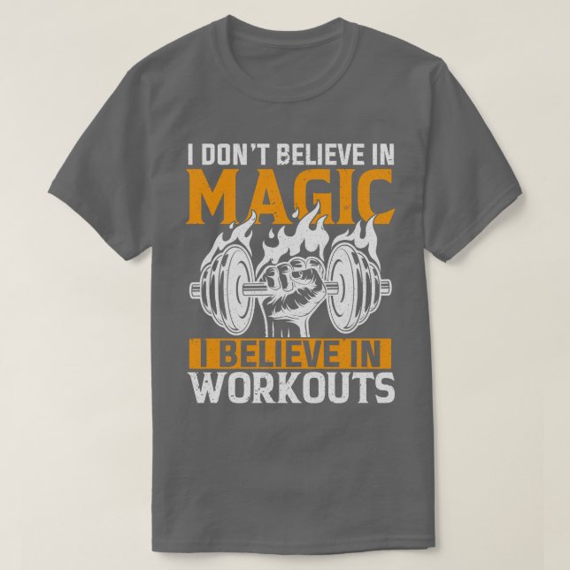 Ich glaube an Trainings T-Shirt (Design vorne)