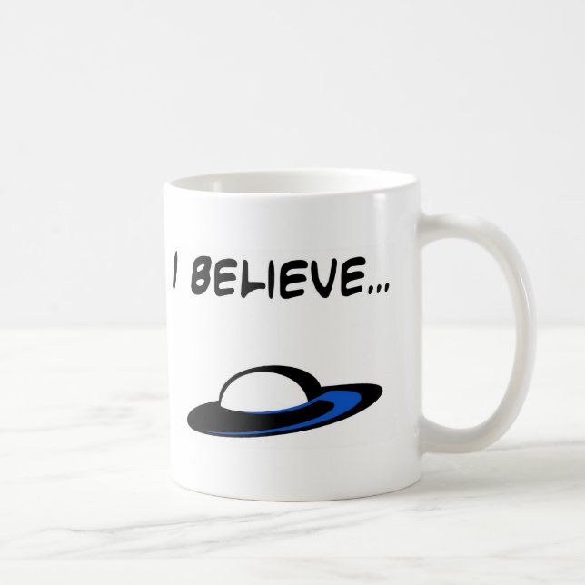 Ich glaube an UFO Kaffeetasse (Rechts)