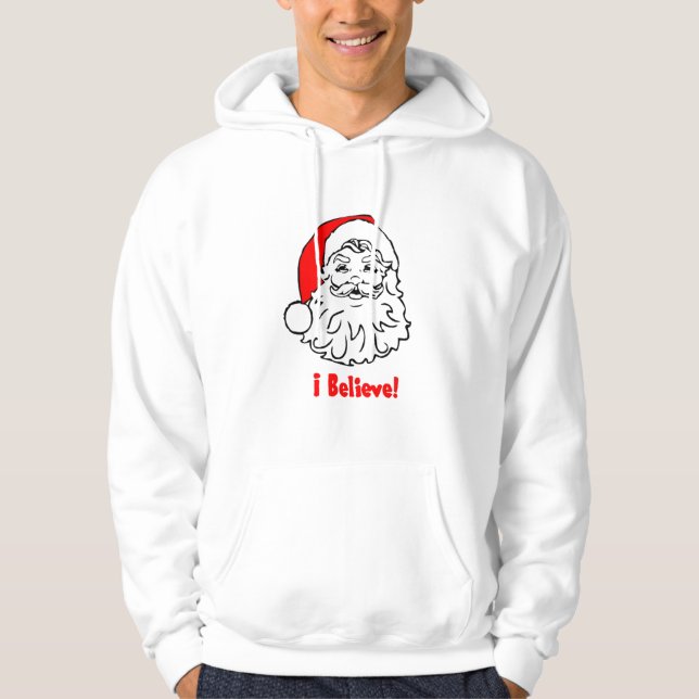 Ich glaube an Weihnachtsmann Hoodie (Vorderseite)