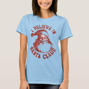 Ich glaube an Weihnachtsmann-Shirt T-Shirt