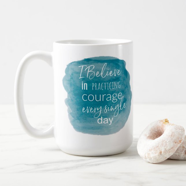 ICH GLAUBE BEI DER PRAKTIKERUNG DER Tasse (Mit Donut)