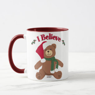 Ich glaube! Christmas Teddy Bear Tasse