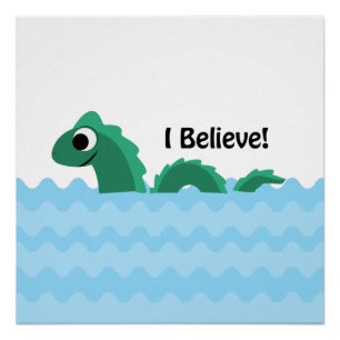 Ich glaube, das Champlain Monster Poster