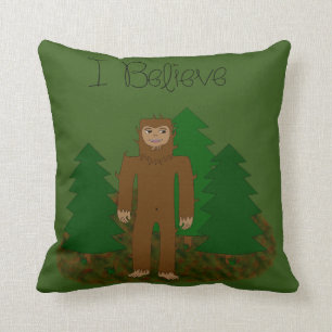 Ich glaube dass - Bigfoot - ändern Sie Farbe Kissen