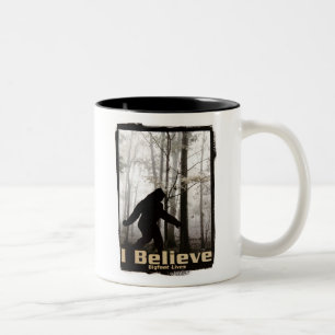 Ich glaube, dass Bigfoot lebt Zweifarbige Tasse